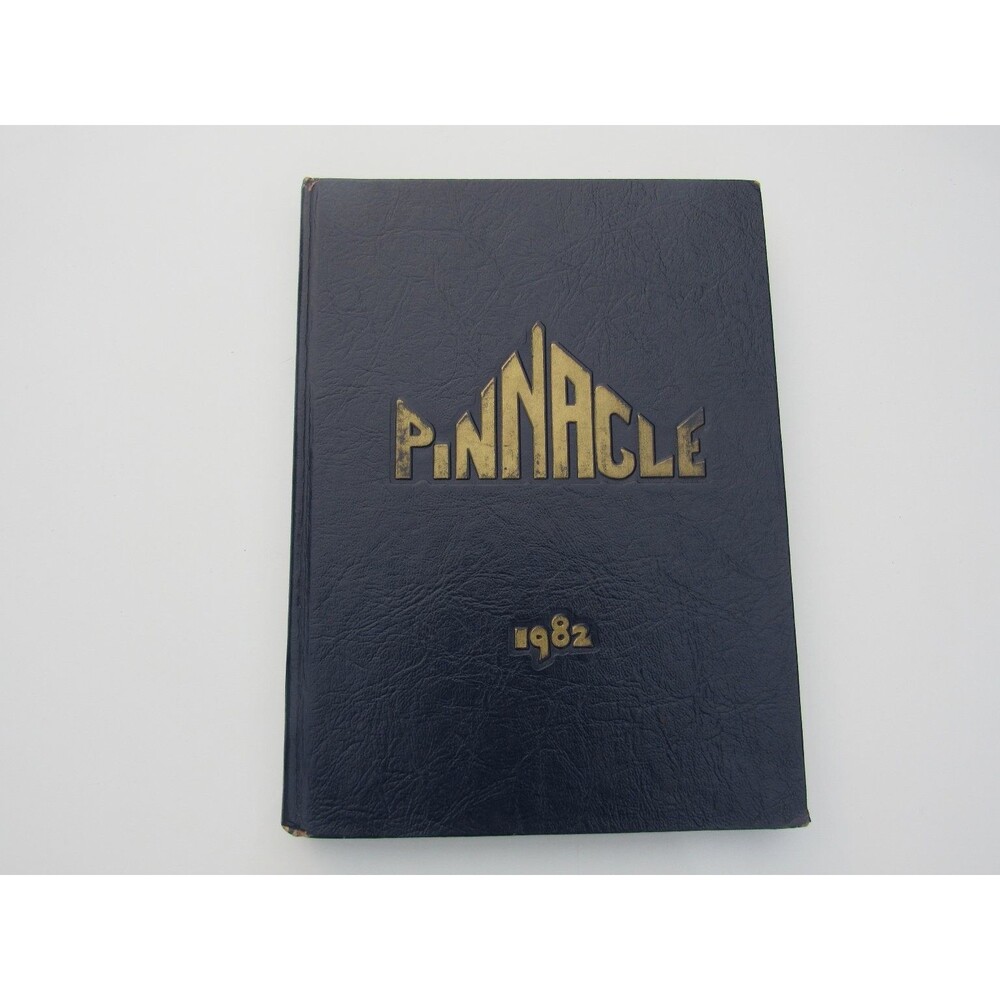 Pinnacle 1982 Simsbury High School Yearbook Annual Inscribed Vintage